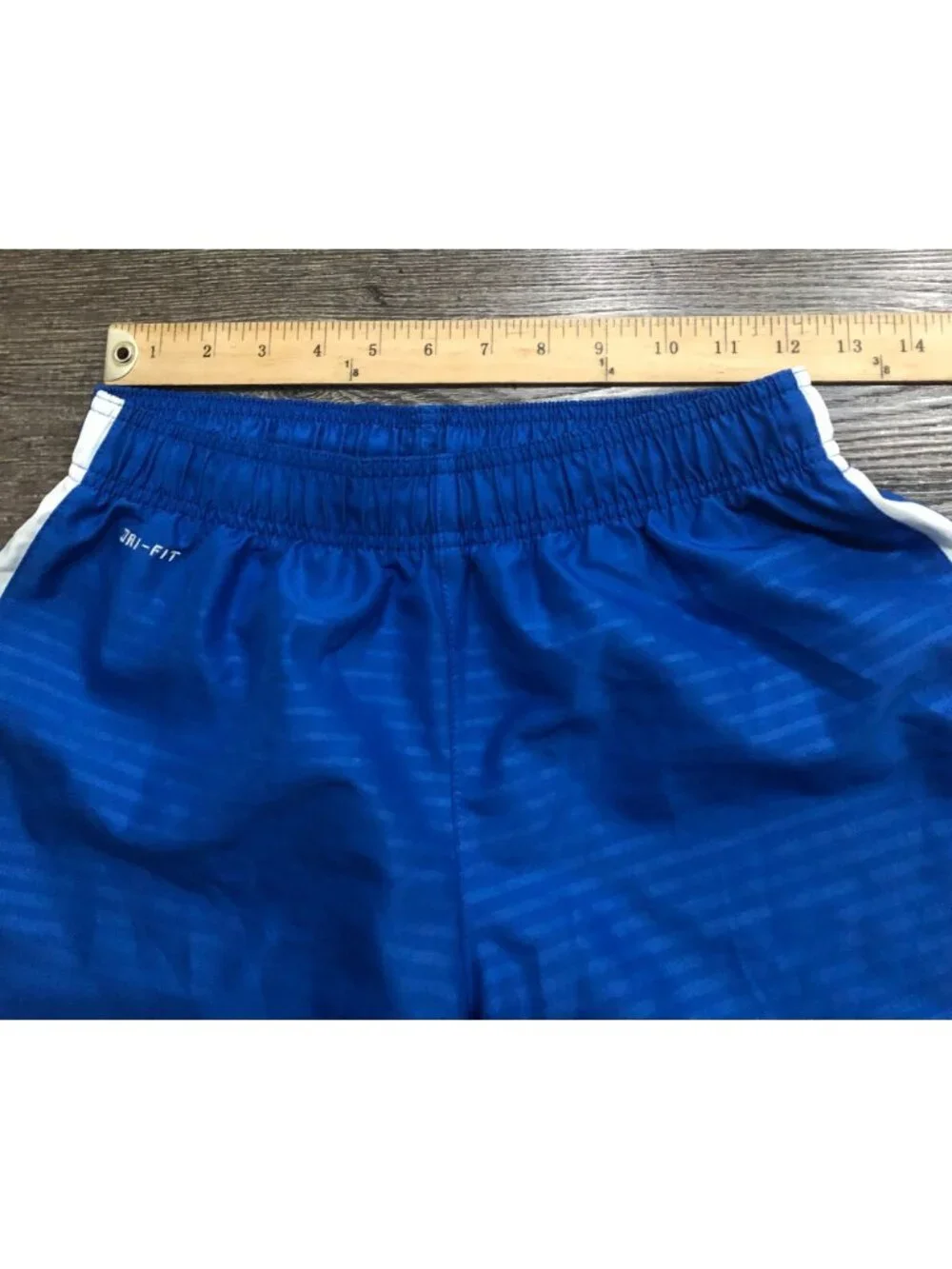 Nike Dri Fit Womens Medium SFC Soccer Blue Athletic Shorts